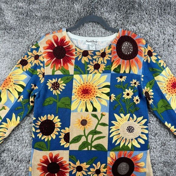 NorthStyle Pull Over Sweater Medium Sunflower - Picture 2 of 9
